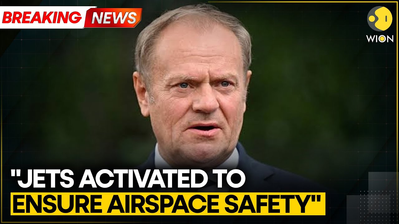 Poland Scrambles Jet Amid Russian Strikes on Ukraine | WION BREAKING