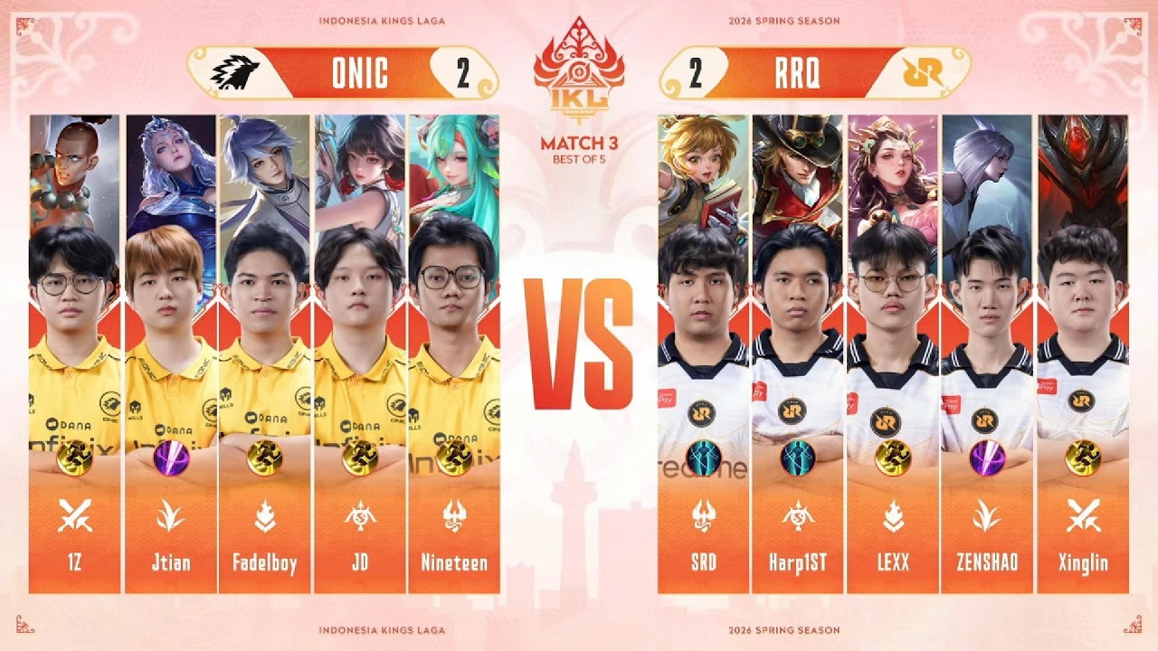 [IKL Spring 2026] ONIC vs RRQ | Game 5 | Group Stage | Week 2 Day 3