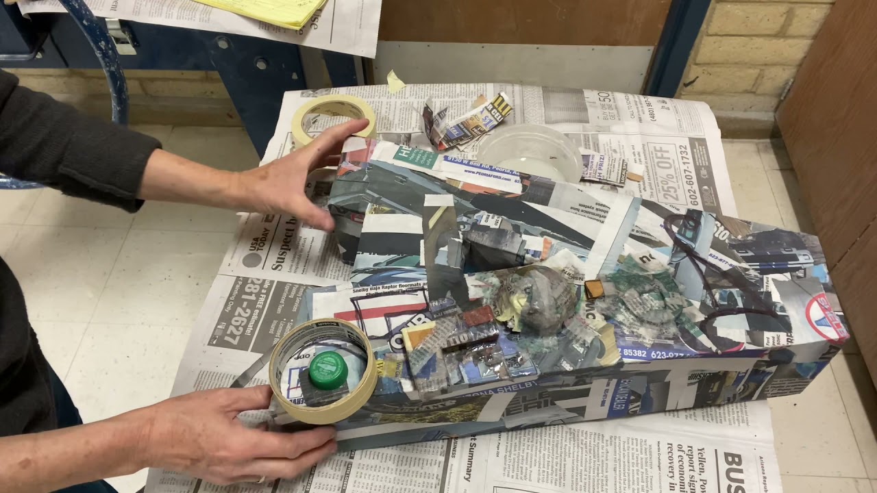 Paper Mache Sculpture Details 2