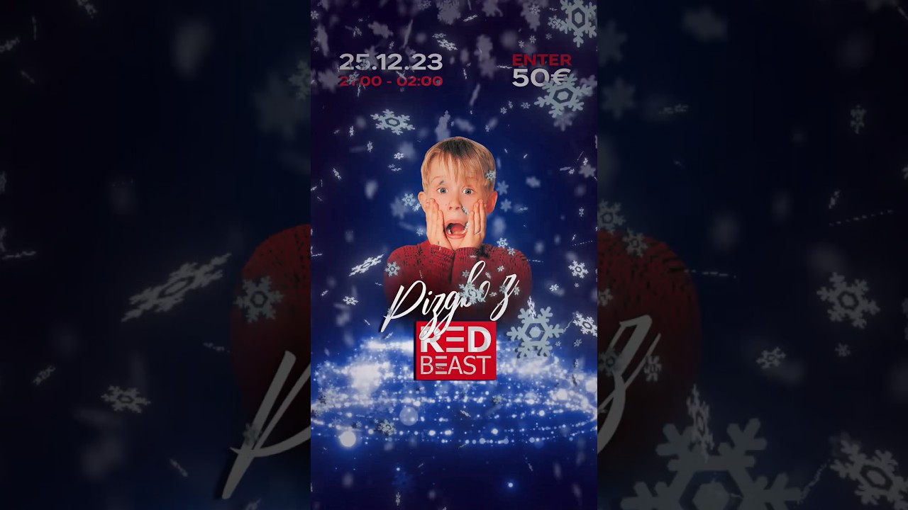 Christmas 2024 - poster animation - motion design - After effects - show