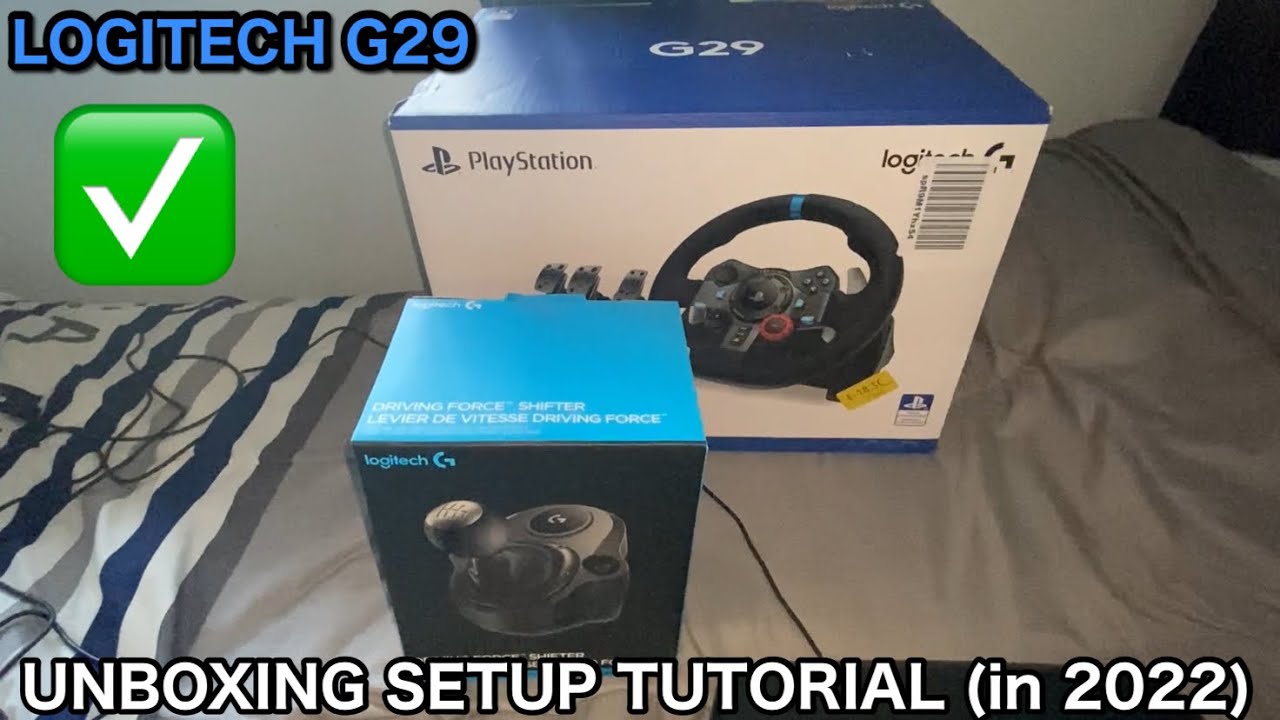 Logitech G29 steering wheel for PS3/PS4/PS5 - Full Setup Tutorial (IN 2022)