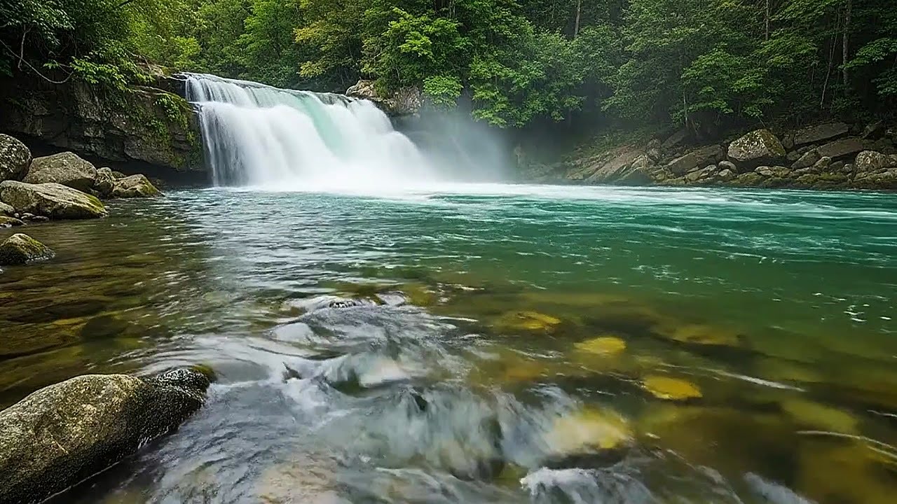 River Sound Ambience | For Peaceful Sleep and Mental Restoration