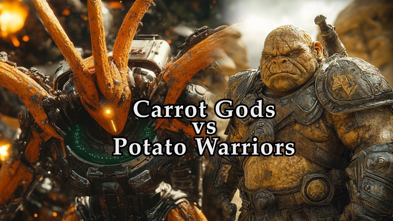 Carrot Gods Fight Potatons | The Carrot Saga