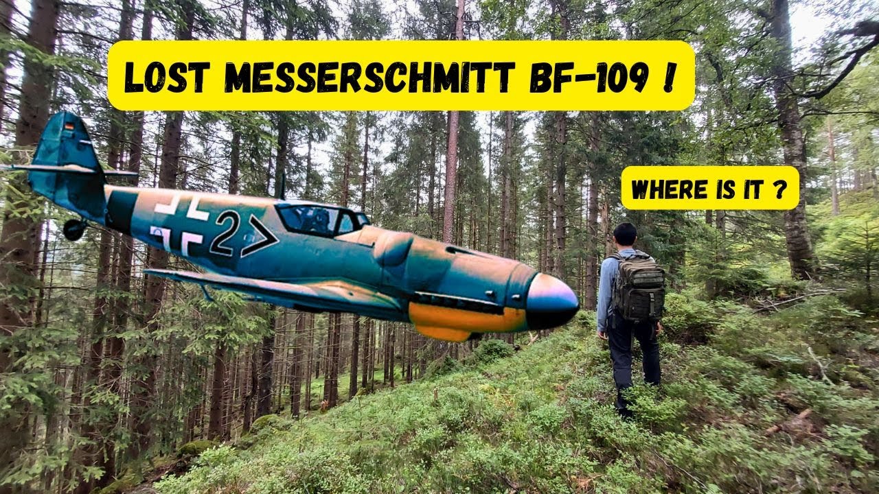 The great Messerschmitt Bf-109 hunt. Lost aircraft explore.