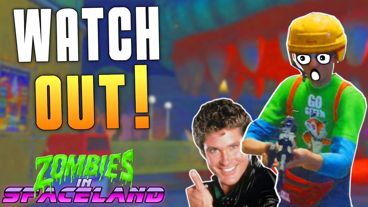 WATCH OUT! (Infinite Warfare Zombies Funny Moments) David Hasselhoff, Fails, Gameplay! - MatMicMar