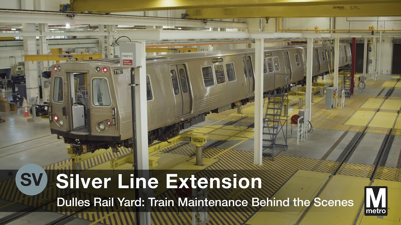 Dulles Rail Yard: Train Maintenance Behind the Scenes