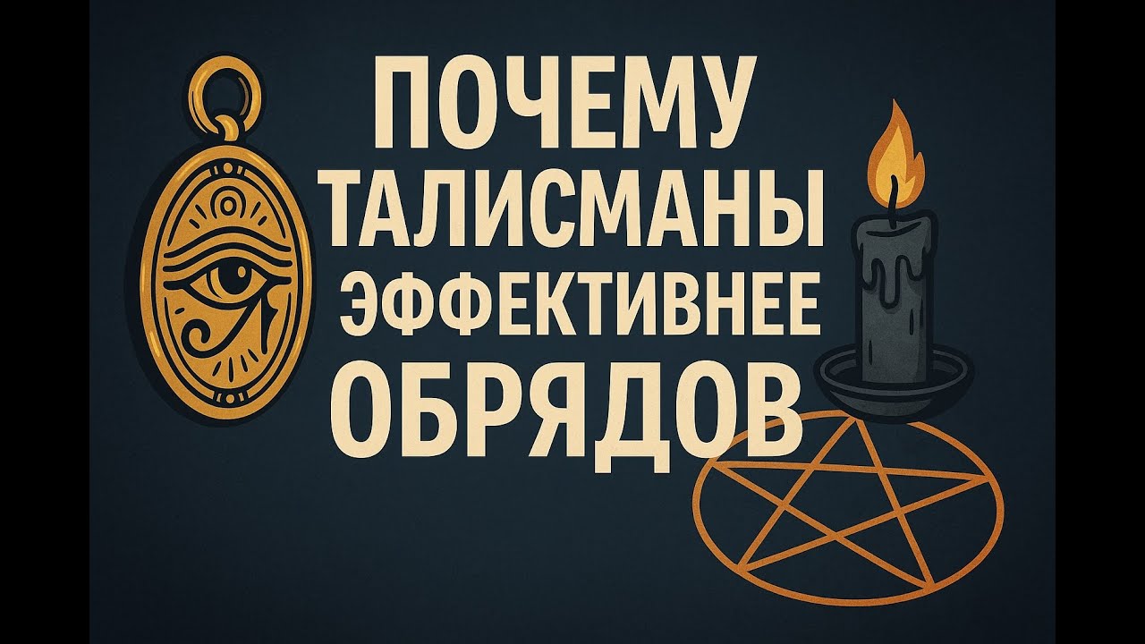 Почему талисманы эффективнее обрядов?