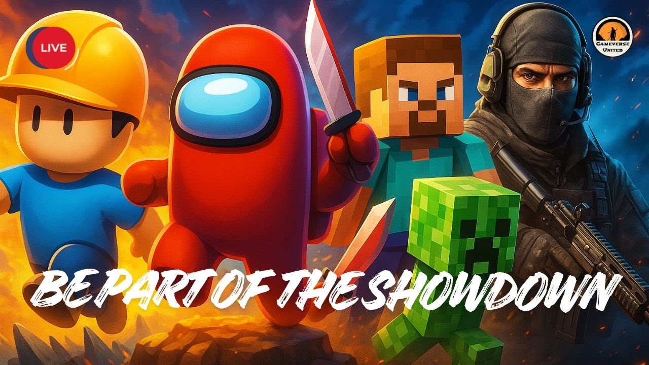 🔥 STUMBLE GUYS + AMONG US + COD MOBILE LIVE 🔴 Fun, Action & Total Entertainment | Gameverse United