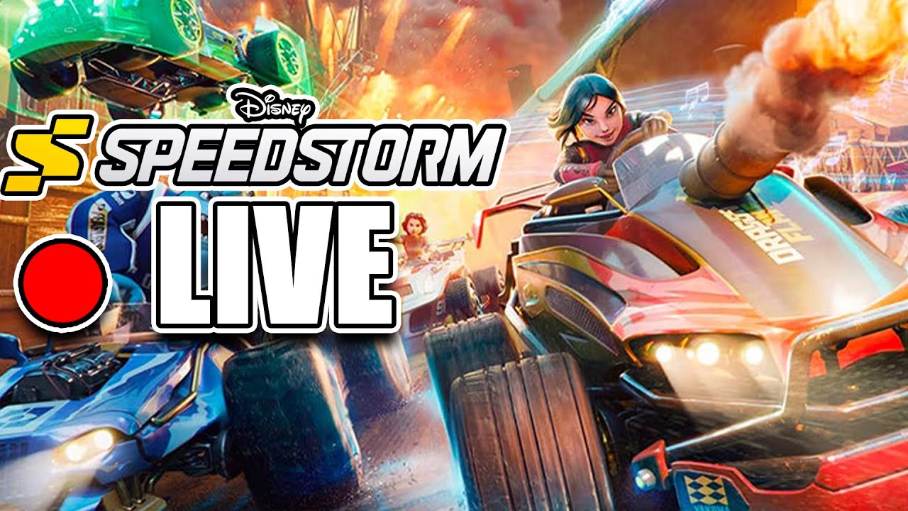 An Online Disney Kart Racer?! - Disney Speedstorm Livestream (FIRST TIME PLAYING)