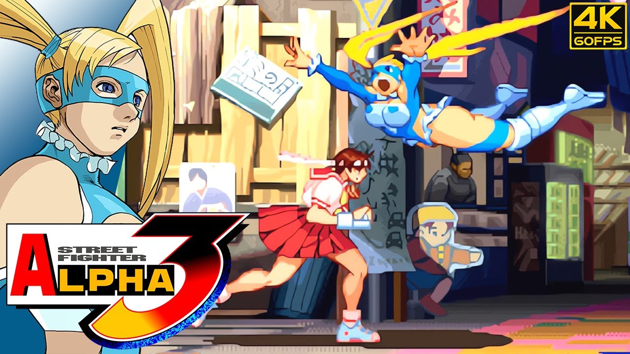 Street Fighter Alpha 3 - R. Mika (Arcade / 1998) 4K 60FPS