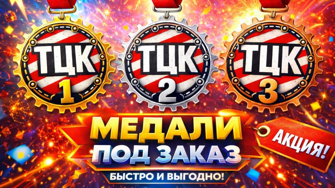 МЕДАЛИ ПОД ЗАКАЗ