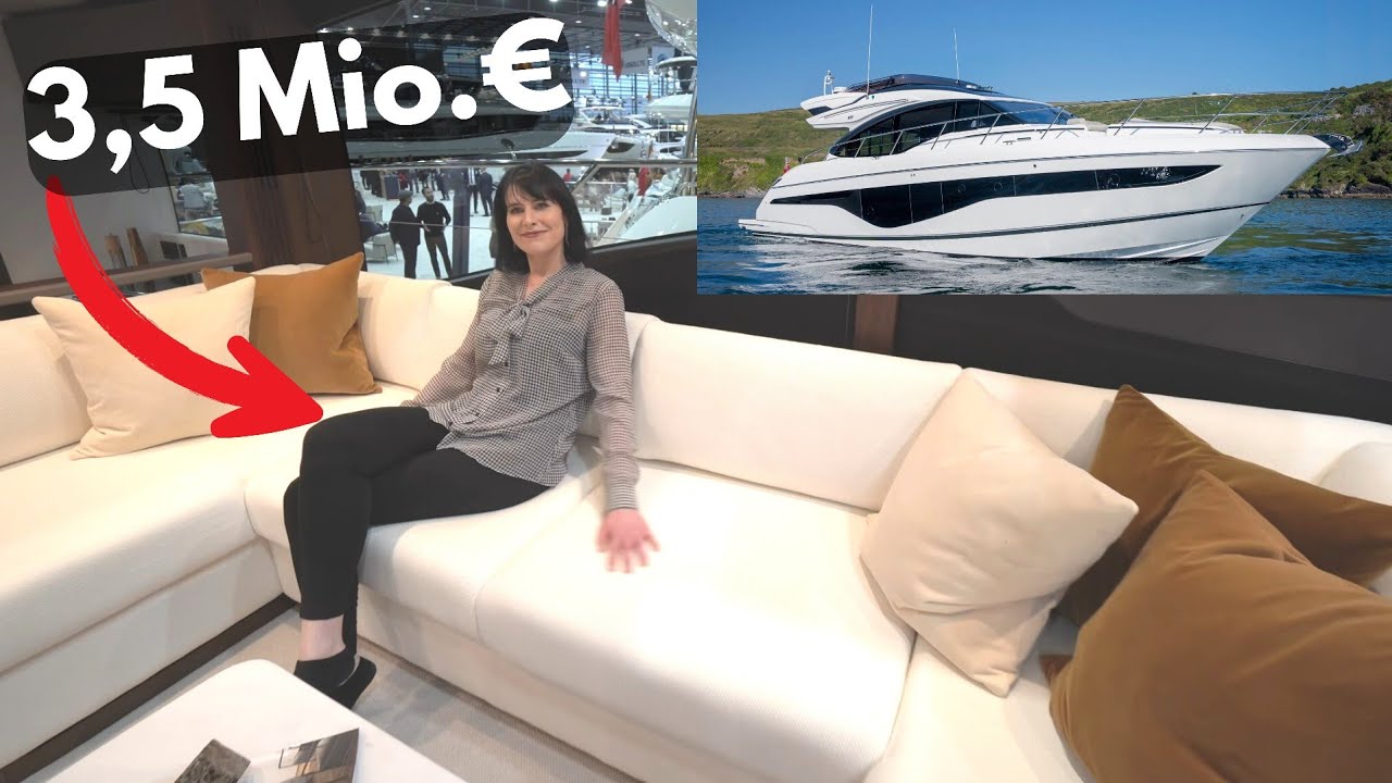 Megayacht 2024 20m. Princess S62 Luxusyacht 2024. Roomtour. SUPERYACHT 2024