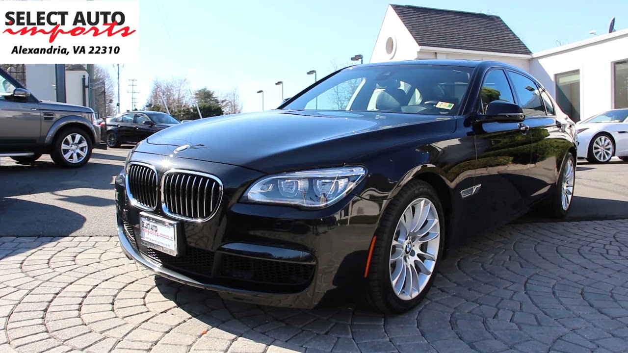 2015 BMW 750Li xDrive M Sport PKG, Black, Select Auto Imports in Alexandria, VA #19274