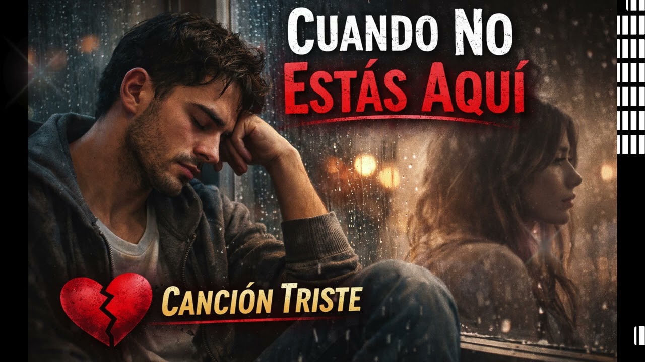 TE EXTRAÑO… | Cuando No Estás Aquí 💔 (Pop Latino Lento) — Canción Triste
