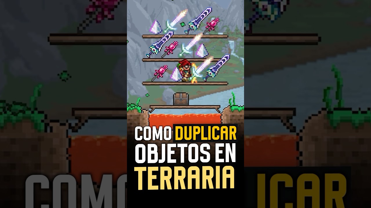 😲 Como DUPLICAR objetos en 🌳 TERRARIA 1.4.4 f&aacute;cil | #bloserjeska #terraria #glitch