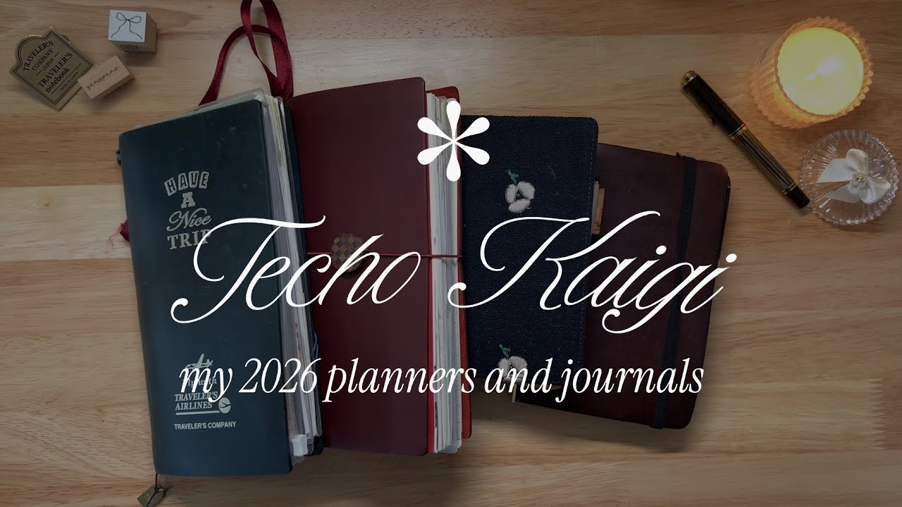 2026 journal lineup | techo kaigi & journal ecosystem | plotter + travelers notebook + hobonichi