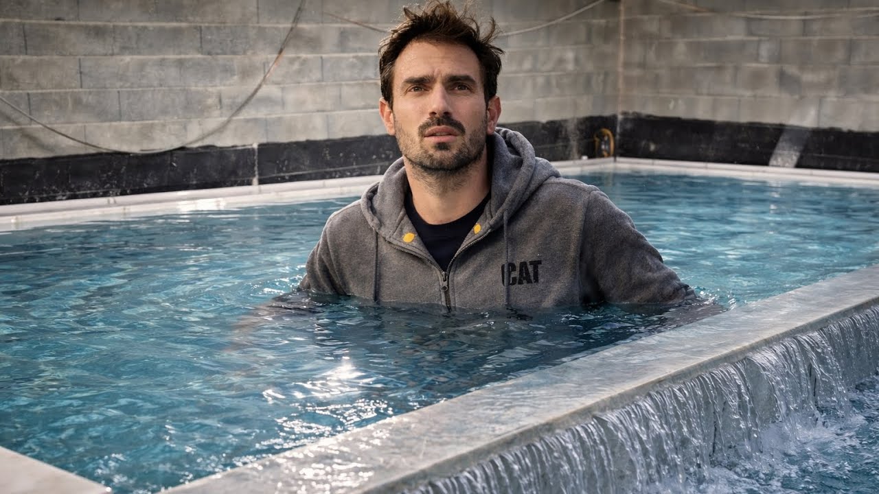 On se rend ENFIN compte des dimensions de la Piscine!!