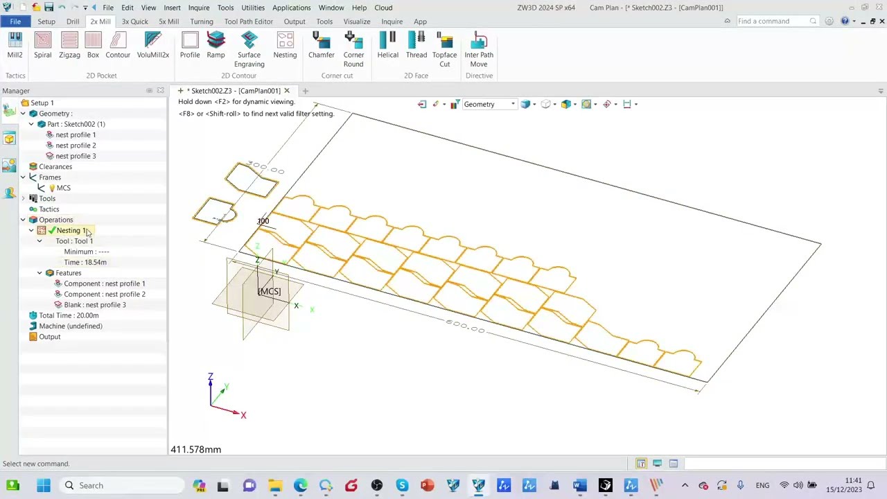 How to Use Nesting in ZW3D