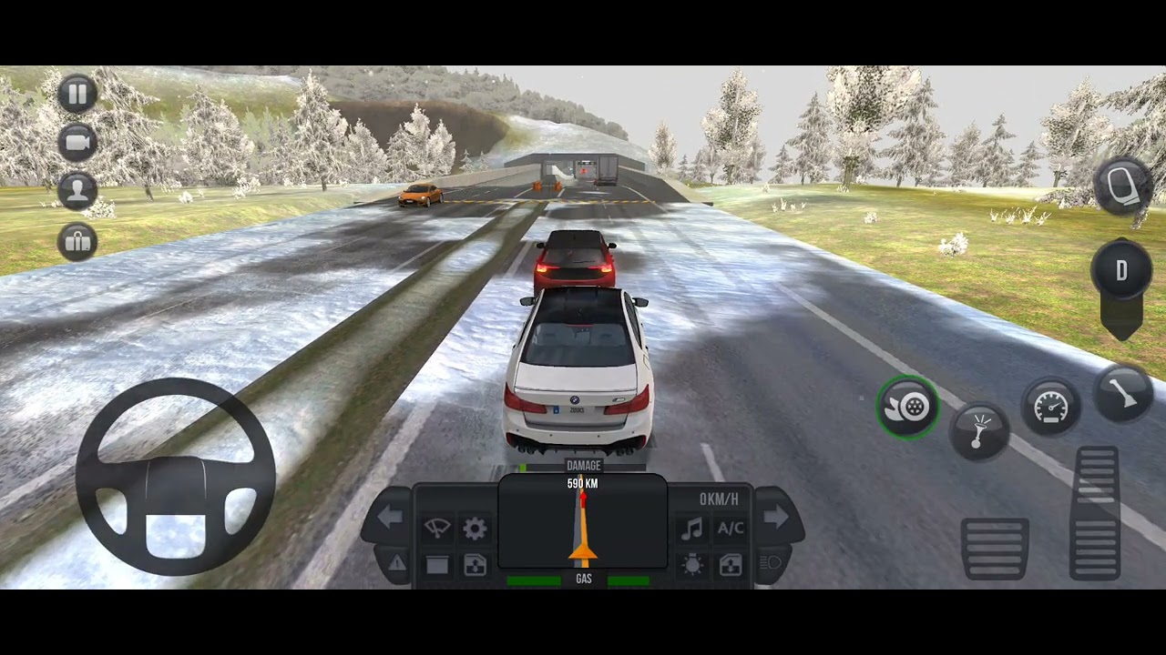 Truck Simulator Ultimate mobile game play | Drive the Mercedes-Benz Tourrider