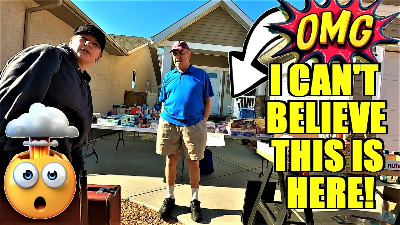 Ep647:  SHOCKING VALUE On This Garage Sale Find!!!  🤯🤯🤯  BIG SCORE!