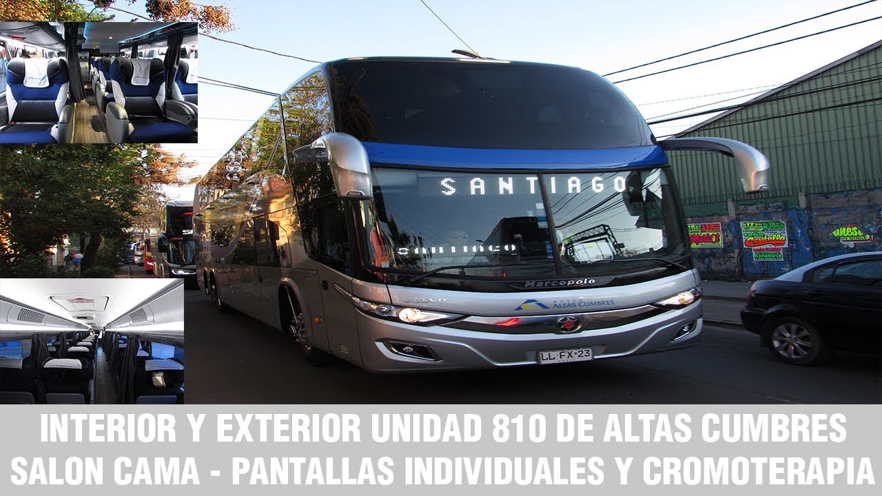 Interior y Exterior de Altas Cumbres | Marcopolo Paradiso 1800 DD New G7 - Volvo B450R - LLFX-23