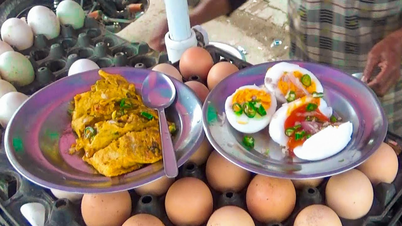 Amazing Eggs Boiled Eggs Fry Egg Ghotala Recipe | Extremely Work Skills |