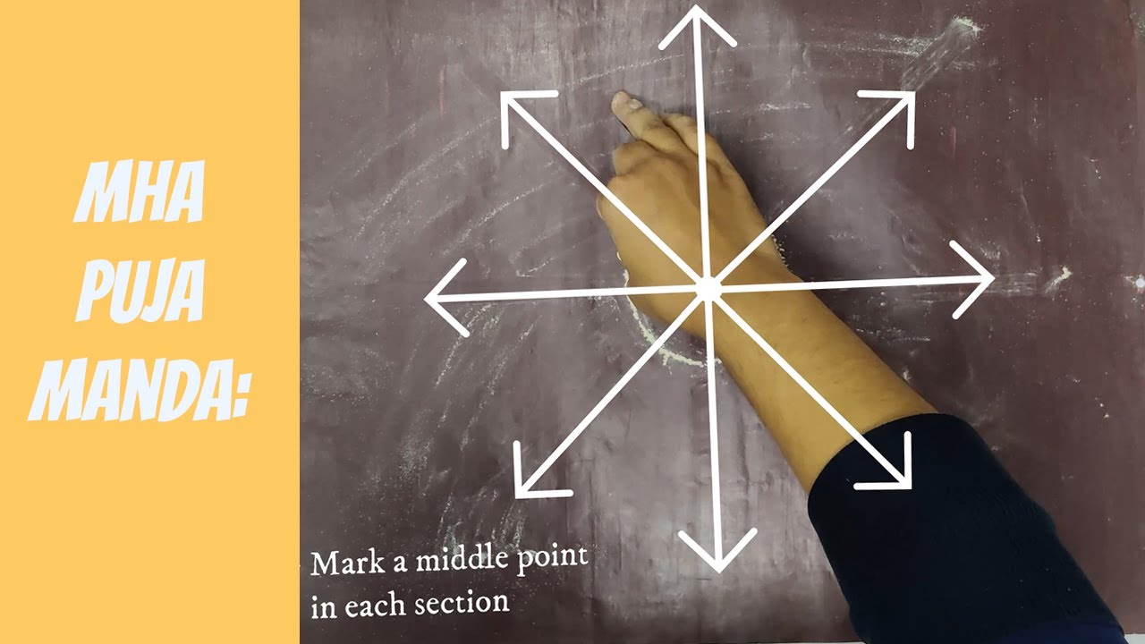 How to draw easy Mandala without any tools | Mha Puja Mandala for beginners | 2 designs