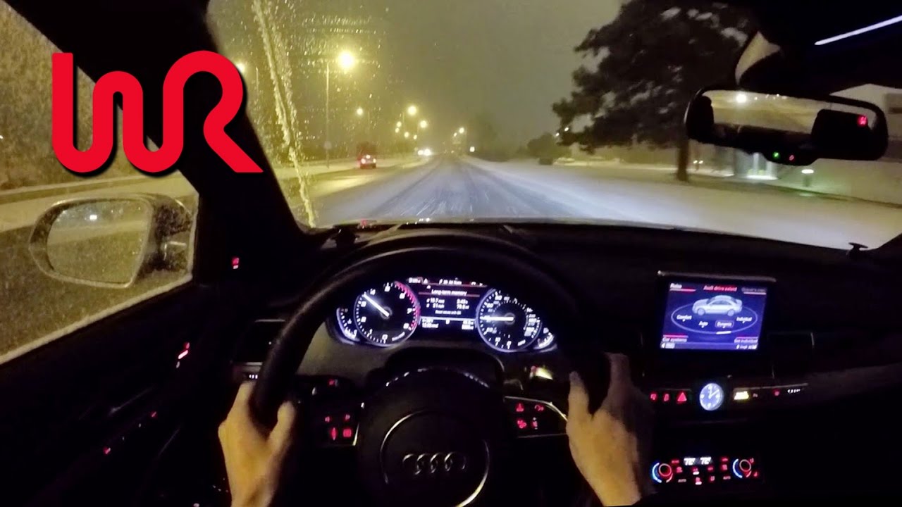 2015 Audi S8 4.0T Quattro - WR TV POV Night Drive