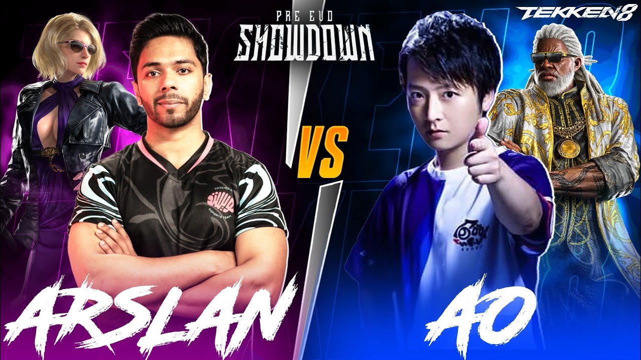 Arslan ash (Nina) VS AO (Leroy) - Pre Evo Showdown - #tekken8