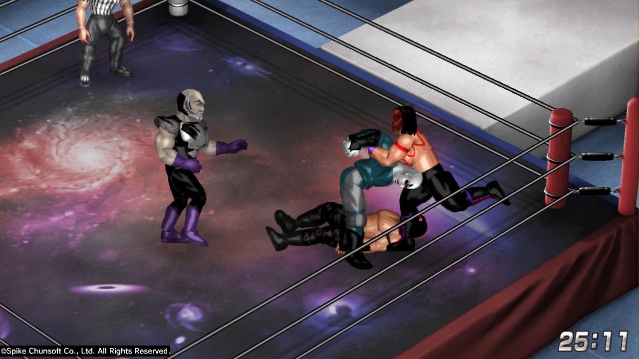 FIRE PRO WRESTLING WORLD Multiverse wrestling Il Separatio defends IfinIfinity all belt vs a woman.
