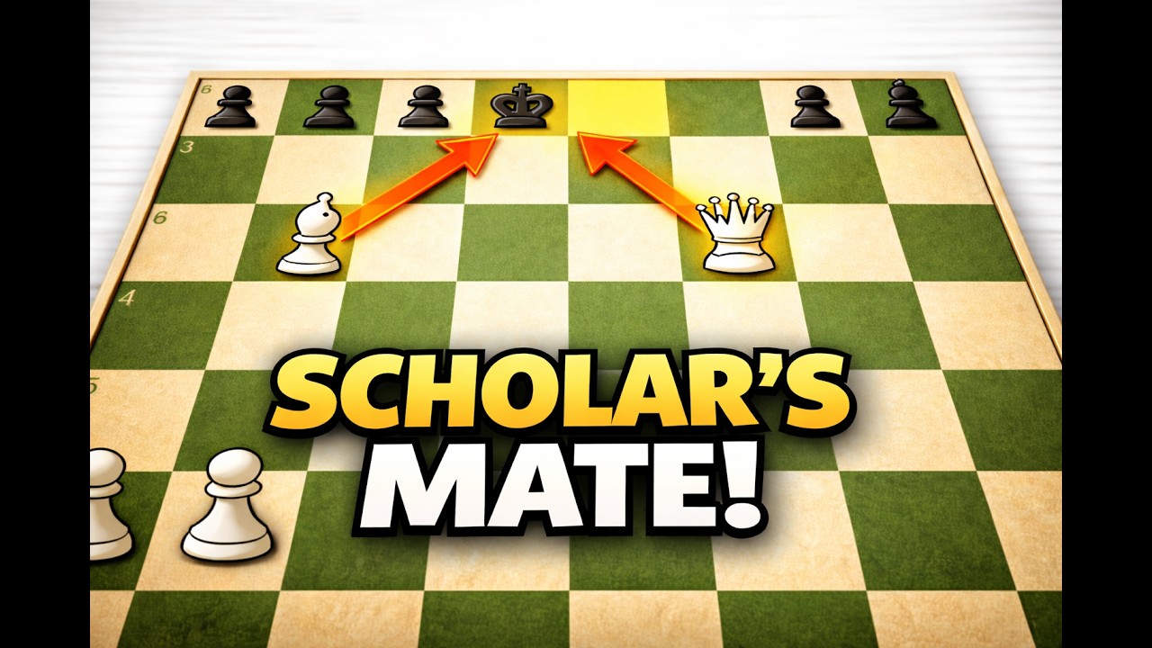 Learn Chess Trap || The Scholar's mate