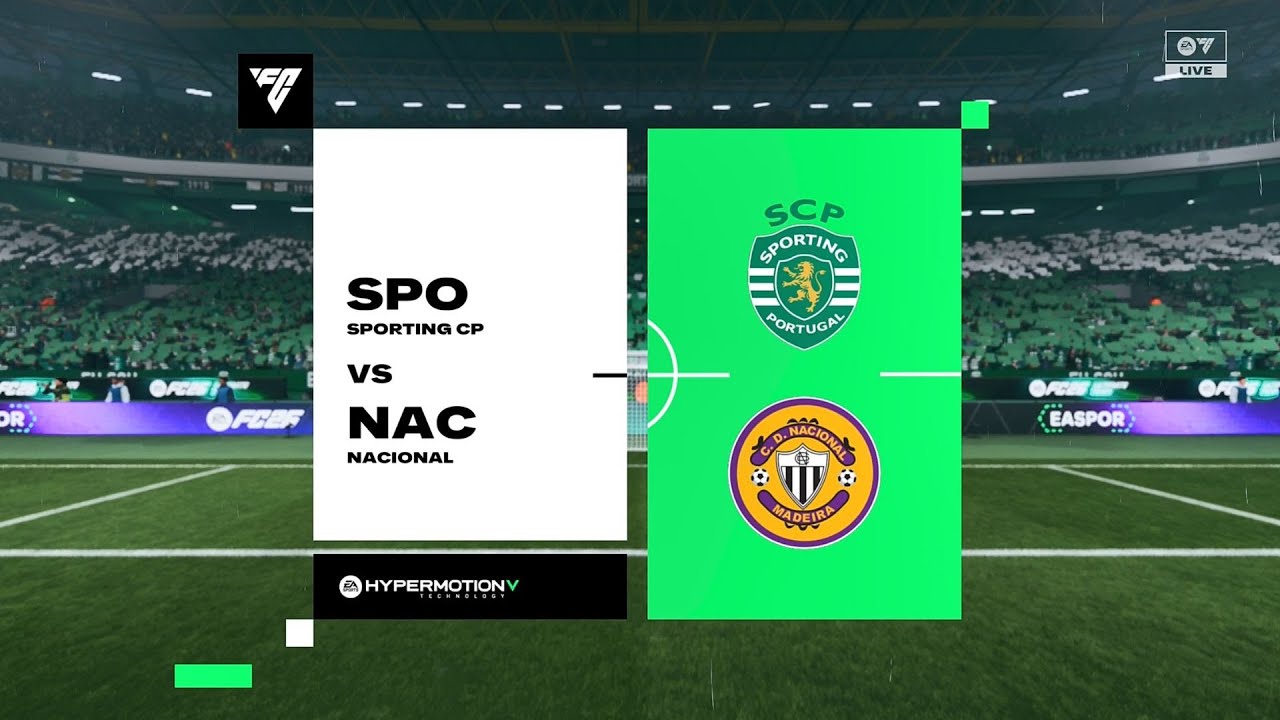 EA Sports FC 26 | Sporting CP vs Nacional - Liga Portugal | Gameplay PS5