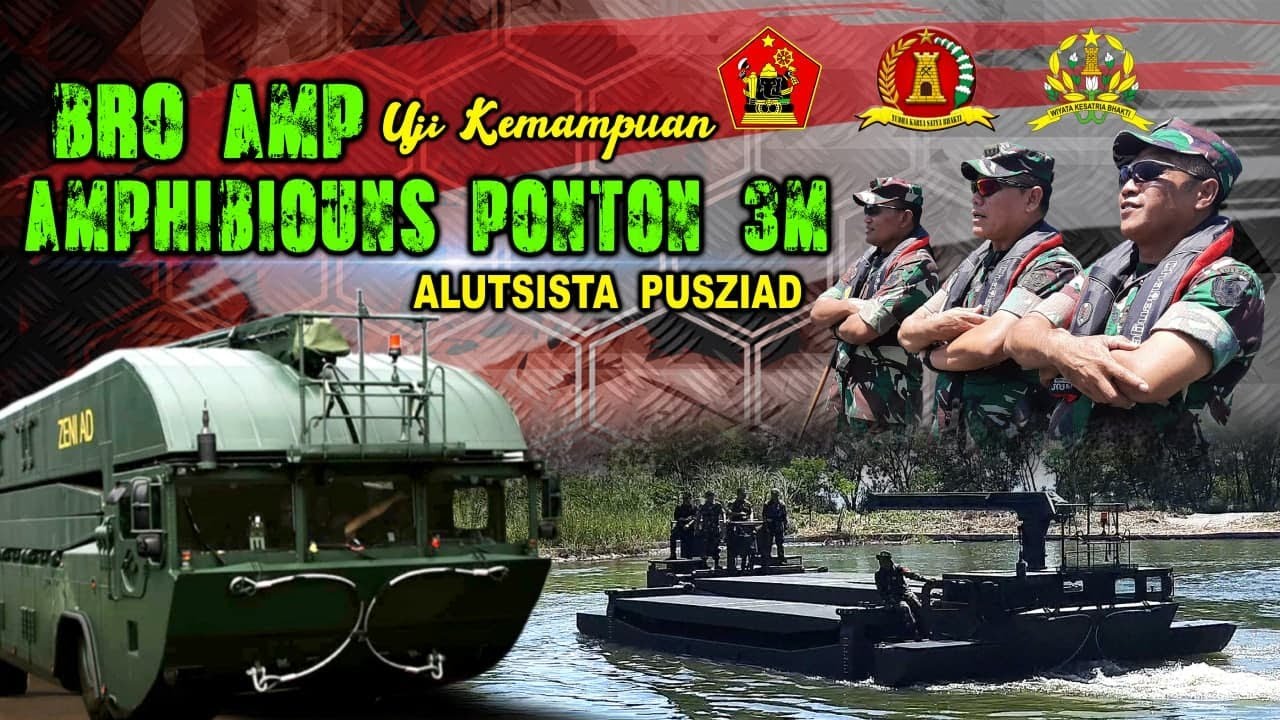 BRO AMP UJI KEMAMPUAN AMPHIBIOUS PONTON 3M