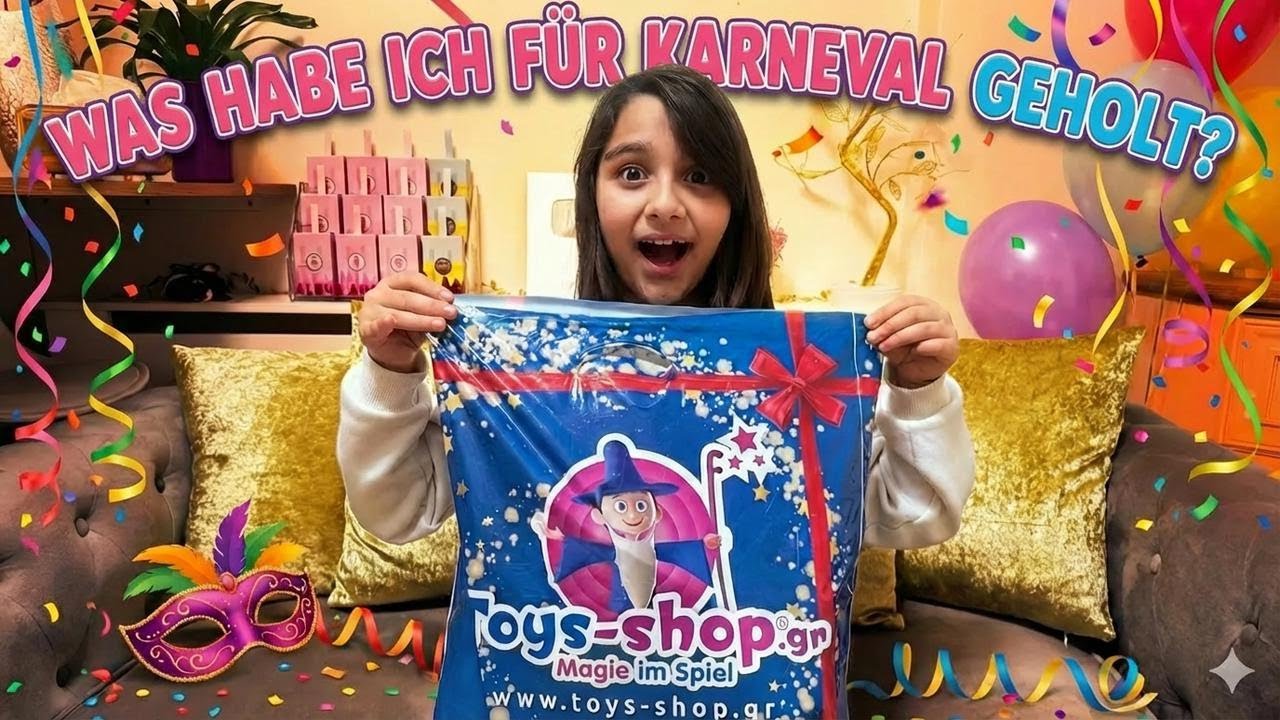 Was habe ich für Fasching im Spielzeugladen gekauft⁉️ Alena und Prinzessin