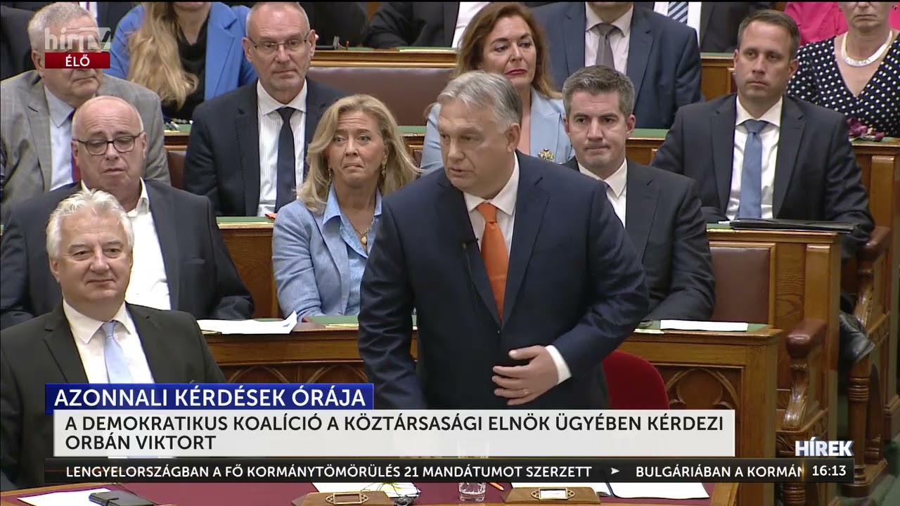 Orbán Viktor visszautasítja Kálmán Olga rágalmait és a hangnemét