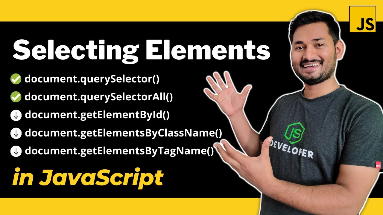 Selecting Elements in JavaScript | DOM Manipulation | The Complete JavaScript Course | Ep.52