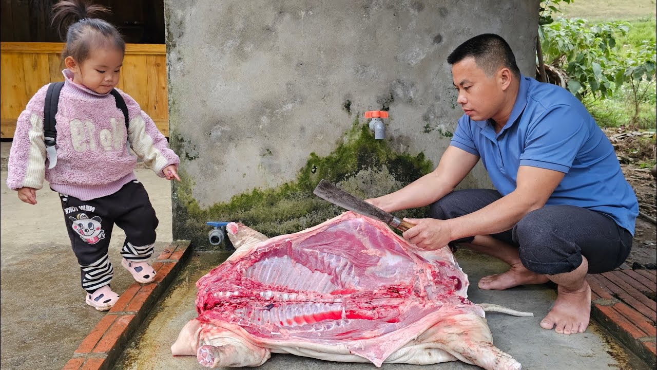 FULL VIDEO:Harvest Tubers,Fruit,peeling process taking the sseeds of buffalo feet-Cooking