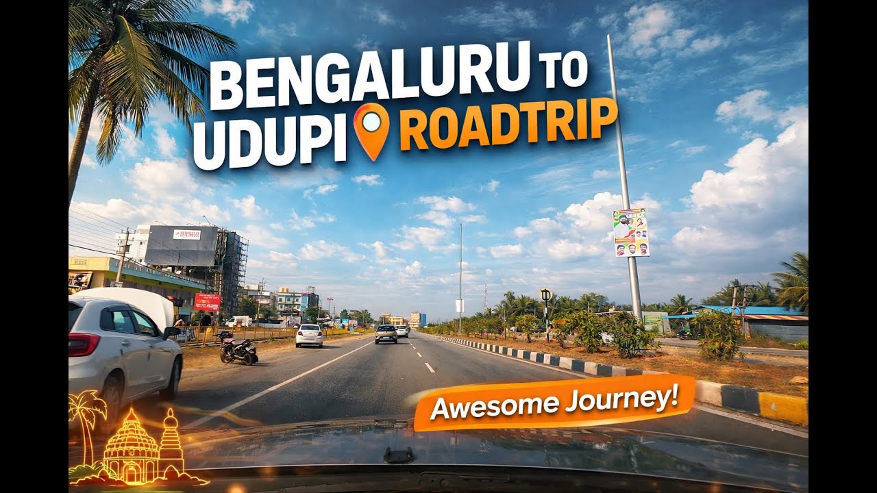 Bangalore to Udupi by Car 🚗 | Christmas Traffic Chaos 😱 | Sakleshpur Ghat, Dharmasthala | Episode 1