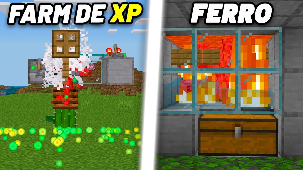 7 FARMS ESSENCIAIS para SEU MUNDO no MINECRAFT BEDROCK 1.21 (MCPE, Playstation, XBOX, Switch, PC)