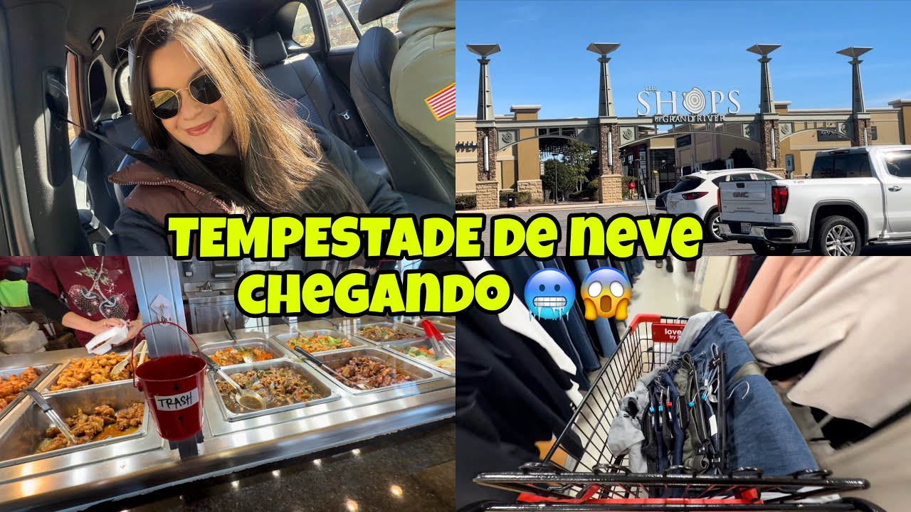 Tempestade de neve chegando 🥶😱 + Preparativos pra viajar | Comprinhas | Vlog 
