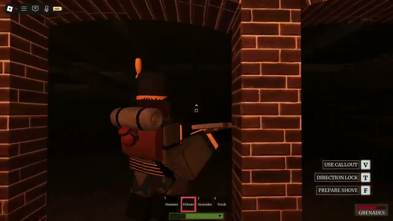 pre-recorded v15 g&b sapper pickaxe leipzig solo