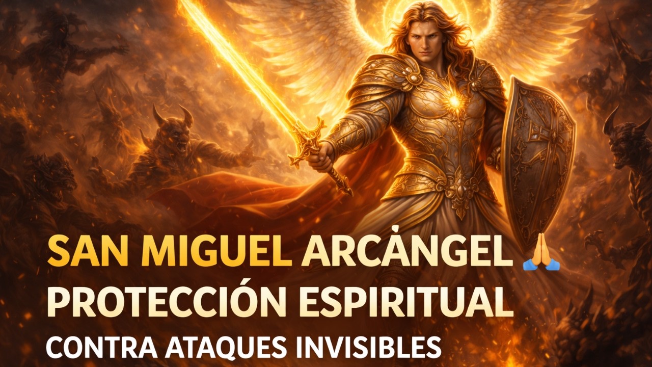 ORACIÓN DE LA MAÑANA con San Miguel Arcángel 🙏 Protección Espiritual Contra Ataques Invisibles