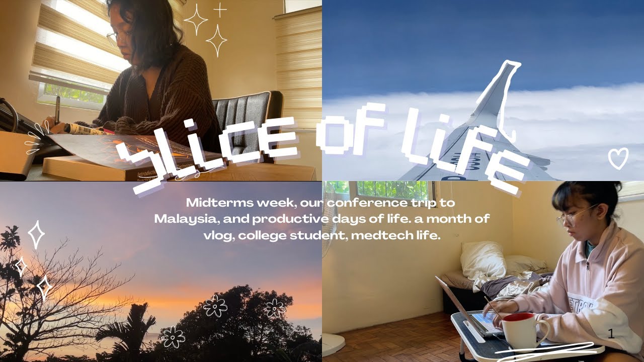 Slice of Life: Midterms week, Productive days, trip to Malaysia 📖✈️