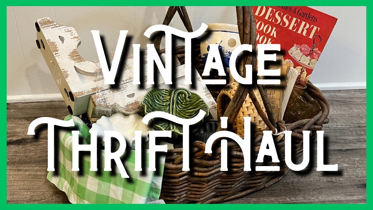 Vintage Thrift Haul #vintagethrift #thrifting #goodwillhaul