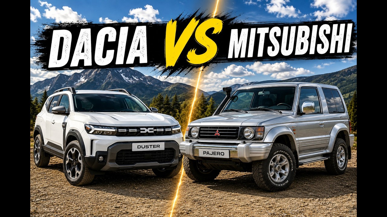 Dacia DUSTER 3 vs Mitsubishi PAJERO in OFF-ROAD: cine bate pe cine?