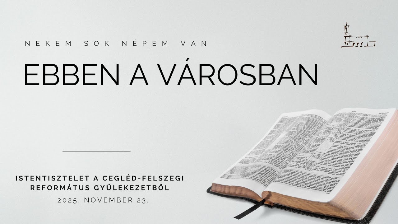 2025. november 23. - Nekem sok népem van ebben a városban