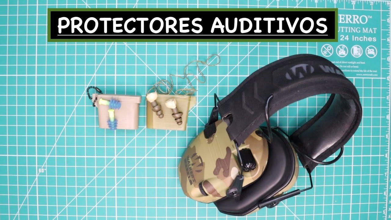 PROTECTORES AUDITIVOS INTERNOS Y EXTERNOS PARA PRACTICAS DE TIRO. PROTECTOR AUDITIVO WALKERS