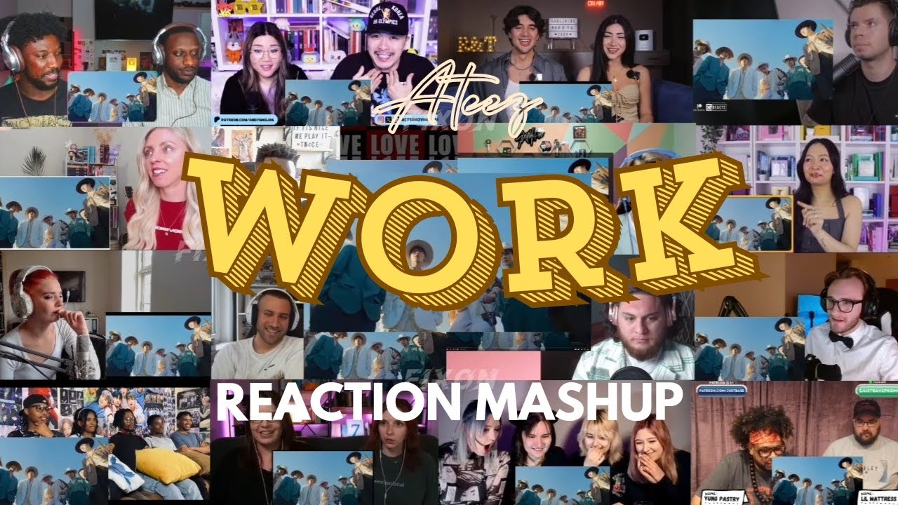 ATEEZ (에이티즈) - 'WORK' Official MV REACTION MASHUP