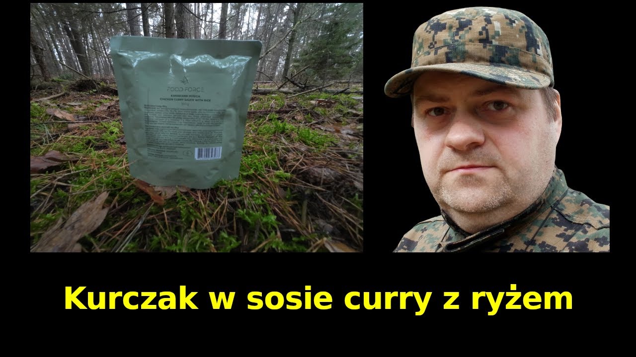 Food Force - Kurczak w sosie curry z ryżem