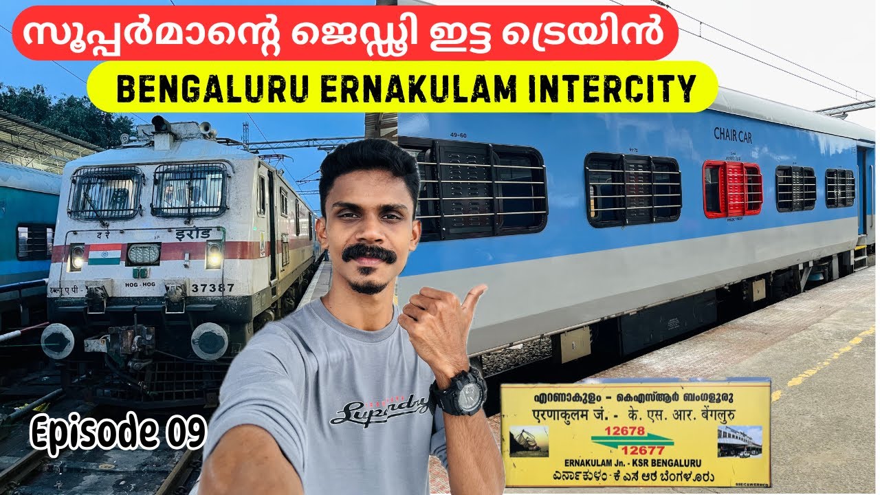 കേരളത്തിന്റെ ഗതിമാൻ ഇവനാണ് 🔥 |  KSR Bengaluru Ernakulam Intercity | Full Journey | Train Travel
